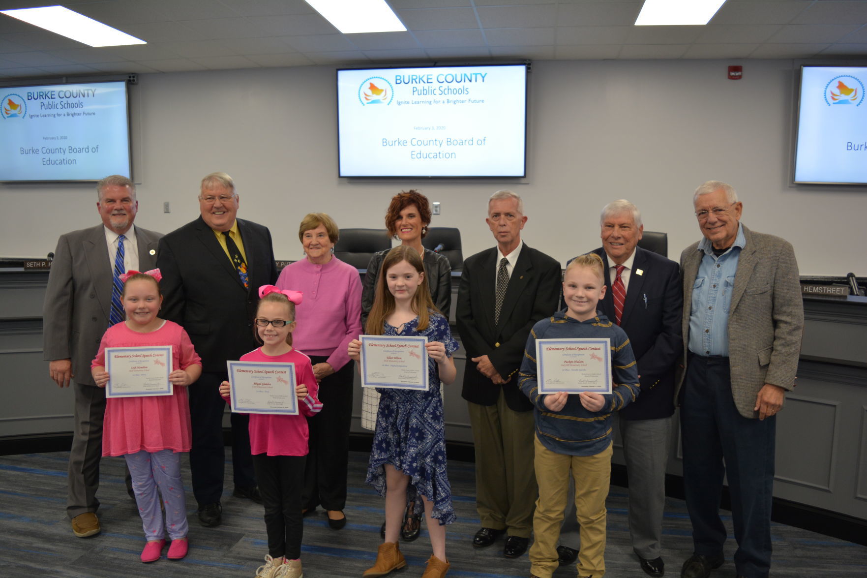 School Board elementary school speech contest.JPG